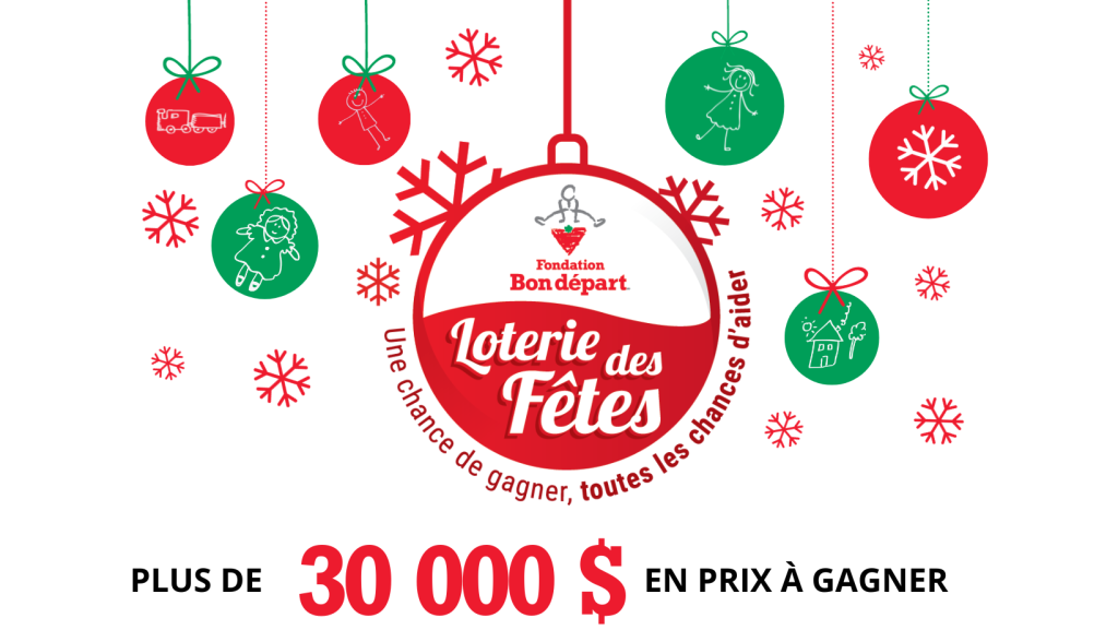 Loterie des fêtes 2023 - 30 000$ en prix à gagner