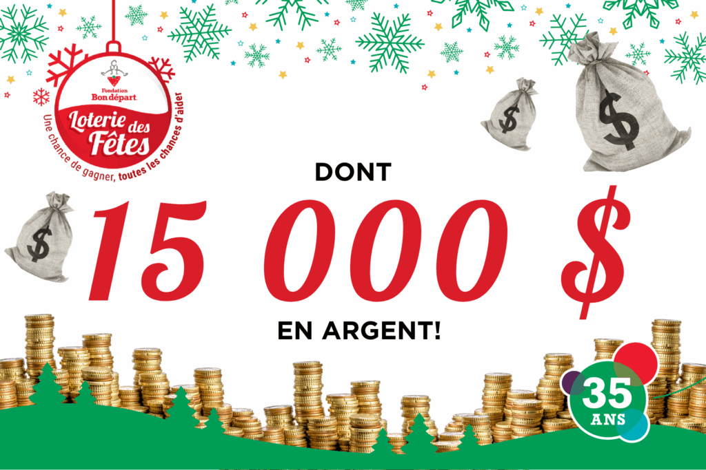 15 000 $ en argent
